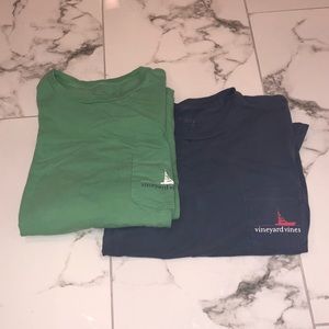 Bundle of Two Men’s Large Vineyard Vines Tees